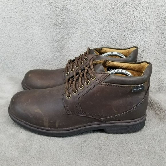 Nunn Bush Shoes Mens Size 8 Webb Lake Brown Waterproof Lace Up Casual Boots main image 5